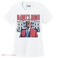 Donald Trump Daddys Home White House Women's Cooling Performance Crew T-Shirt thumb 0
