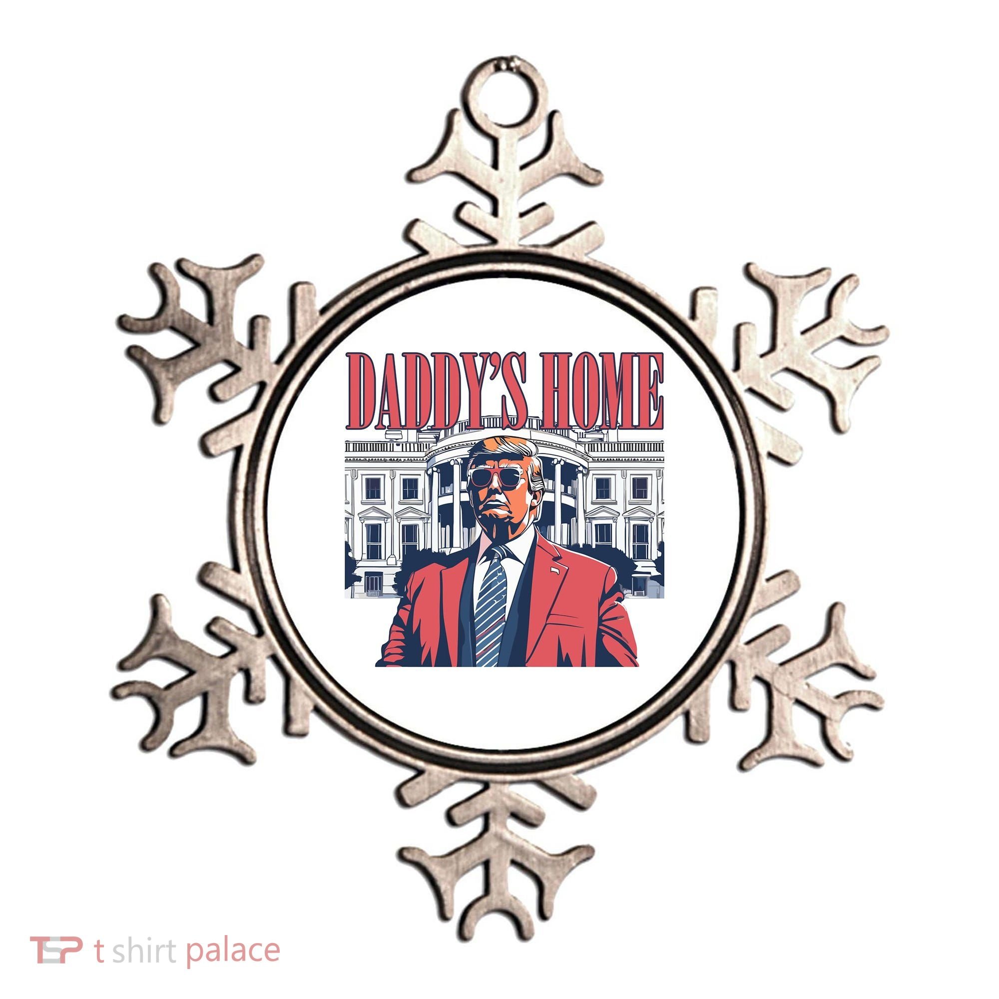 Donald Trump Daddys Home White House Ornament