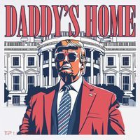 Donald Trump Daddys Home White House Women's Tank Top thumb 5