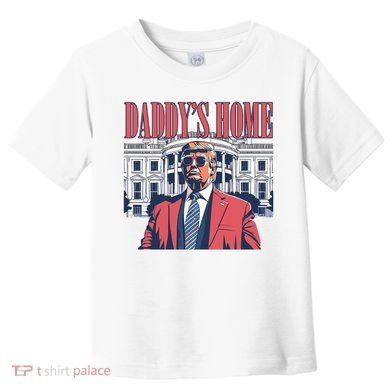 Donald Trump Daddys Home White House Toddler T-Shirt