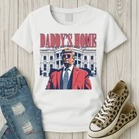 Donald Trump Daddys Home White House Women's T-Shirt thumb 3