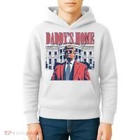 Donald Trump Daddys Home White House Kids Hoodie thumb 4