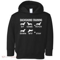 Dachshund Training Dachshund Dog Tricks Toddler Hoodie thumb 0