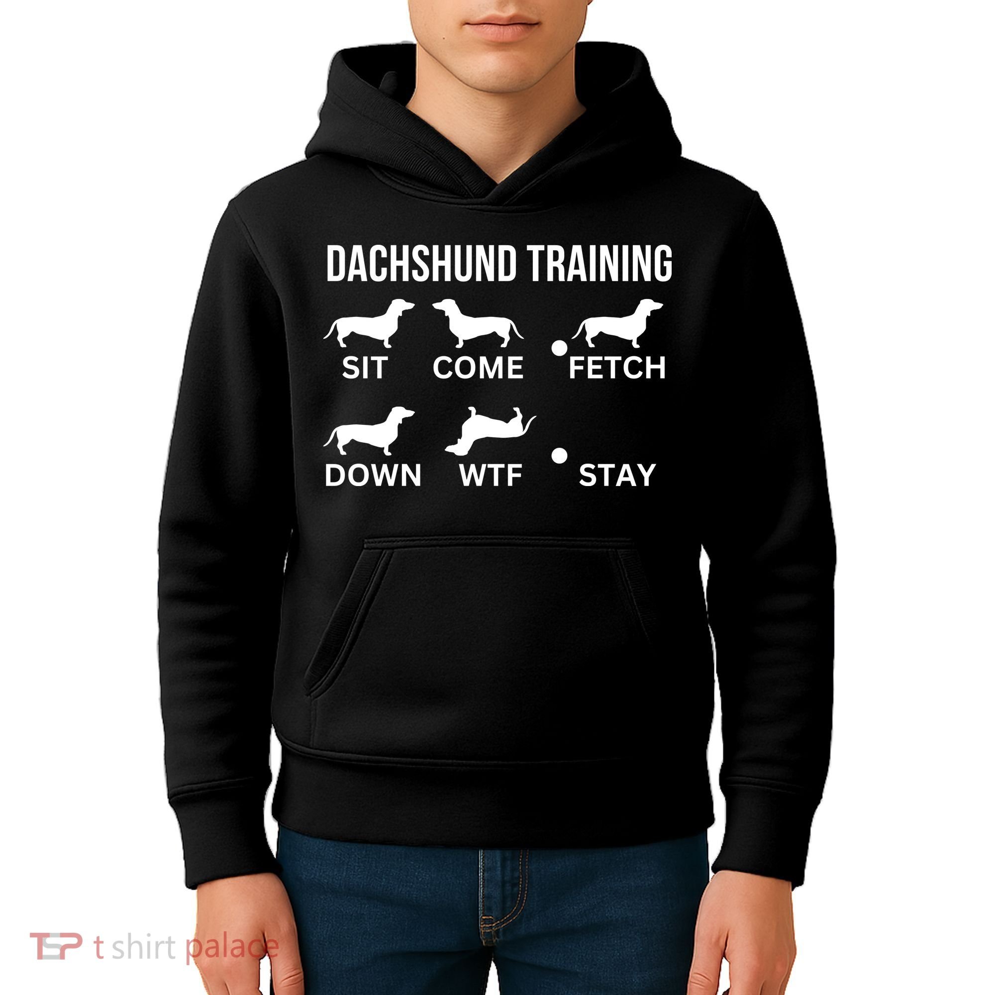 Dachshund Training Dachshund Dog Tricks Kids Hoodie