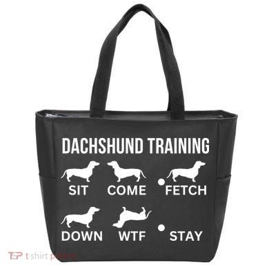 Dachshund Training Dachshund Dog Tricks Tote Bag