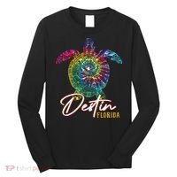 Destin Tie Dye Sea Turtle Florida Matching Family Vacation Long Sleeve Shirt thumb 0