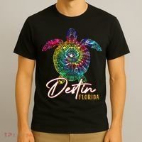 Destin Tie Dye Sea Turtle Florida Matching Family Vacation T-Shirt thumb 3