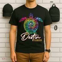 Destin Tie Dye Sea Turtle Florida Matching Family Vacation T-Shirt thumb 6