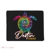 Destin Tie Dye Sea Turtle Florida Matching Family Vacation Mousepad thumb 0