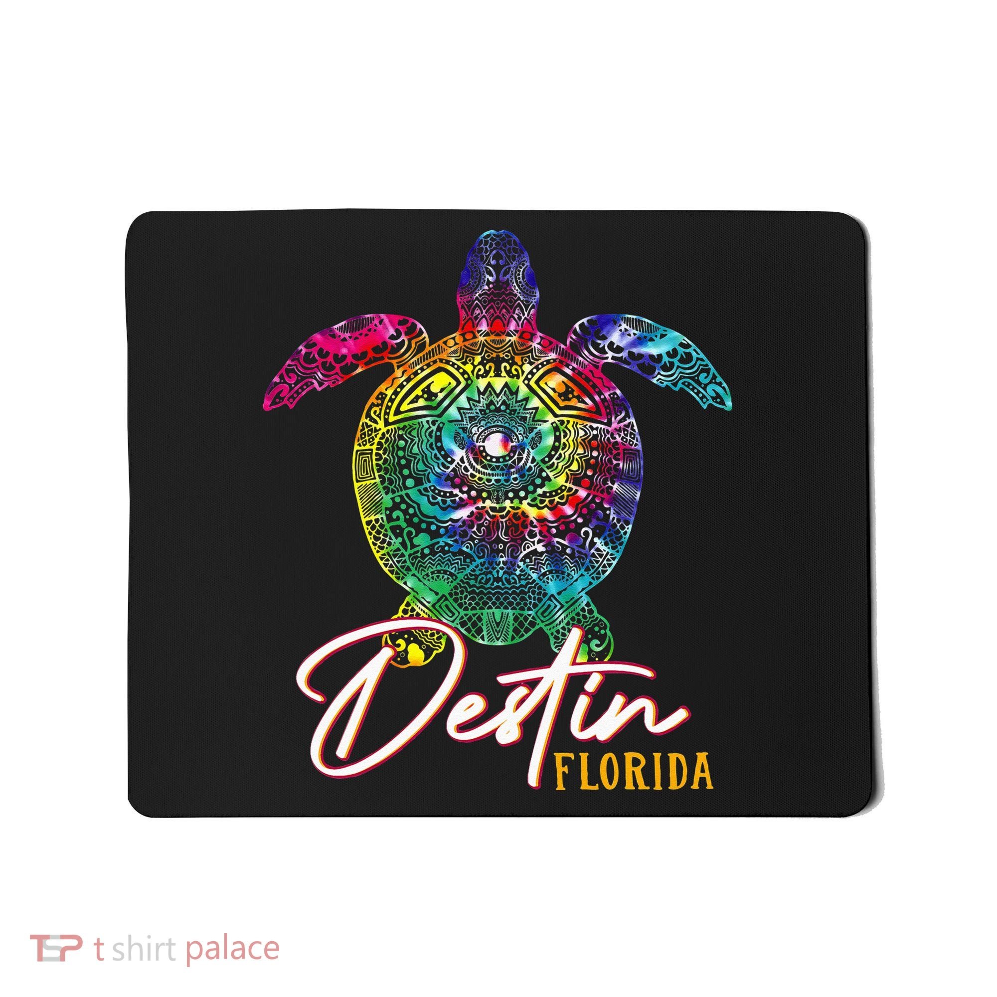 Destin Tie Dye Sea Turtle Florida Matching Family Vacation Mousepad