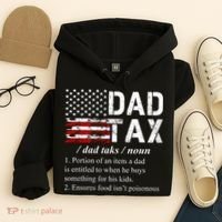 Dad Tax Definition Funny Fathers Day Hoodie thumb 4
