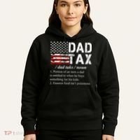 Dad Tax Definition Funny Fathers Day Hoodie thumb 5