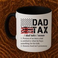Dad Tax Definition Funny Fathers Day Coffee Mug thumb 2