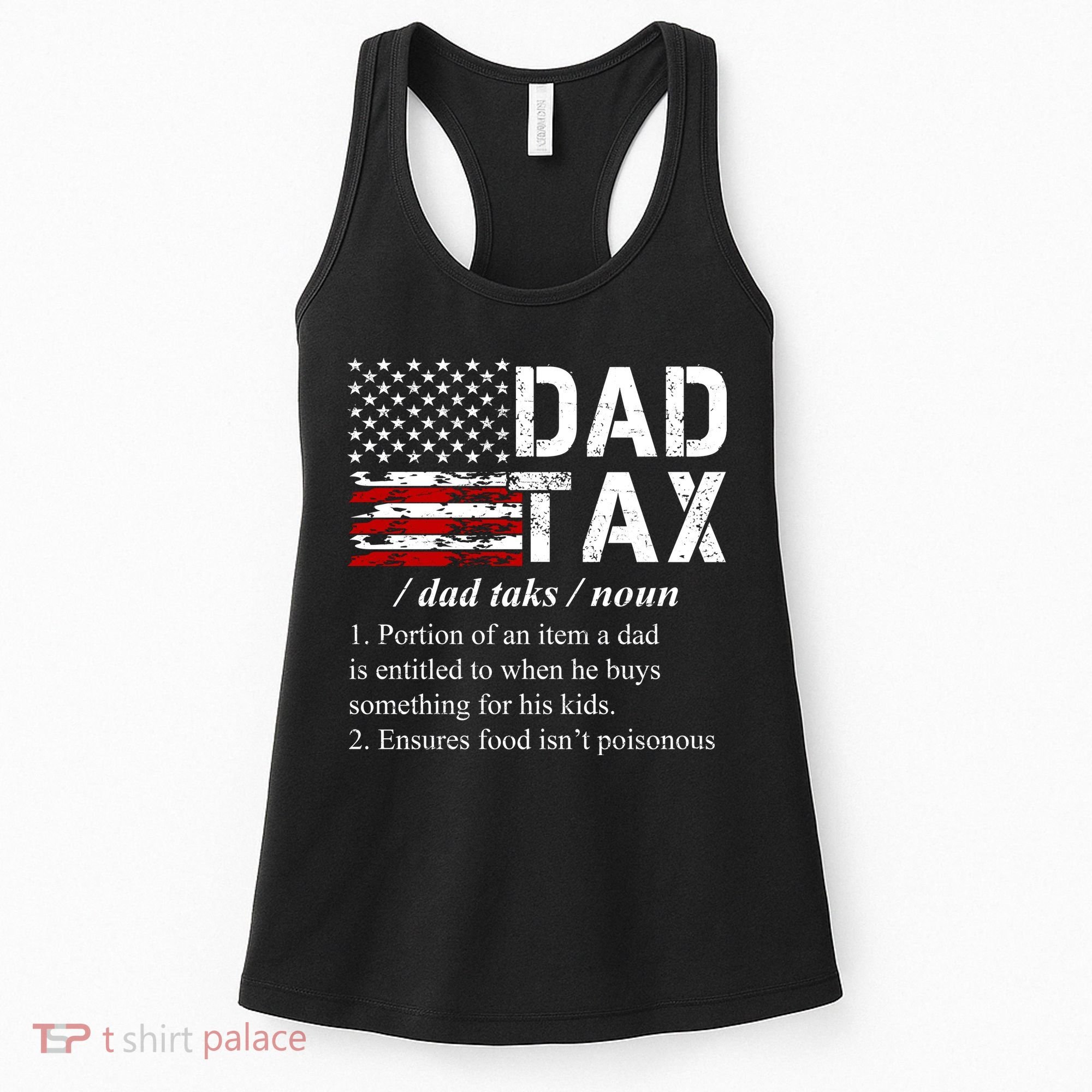 Dad Tax Definition Funny Fathers Day Women's Tank Top