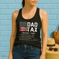 Dad Tax Definition Funny Fathers Day Women's Tank Top thumb 2