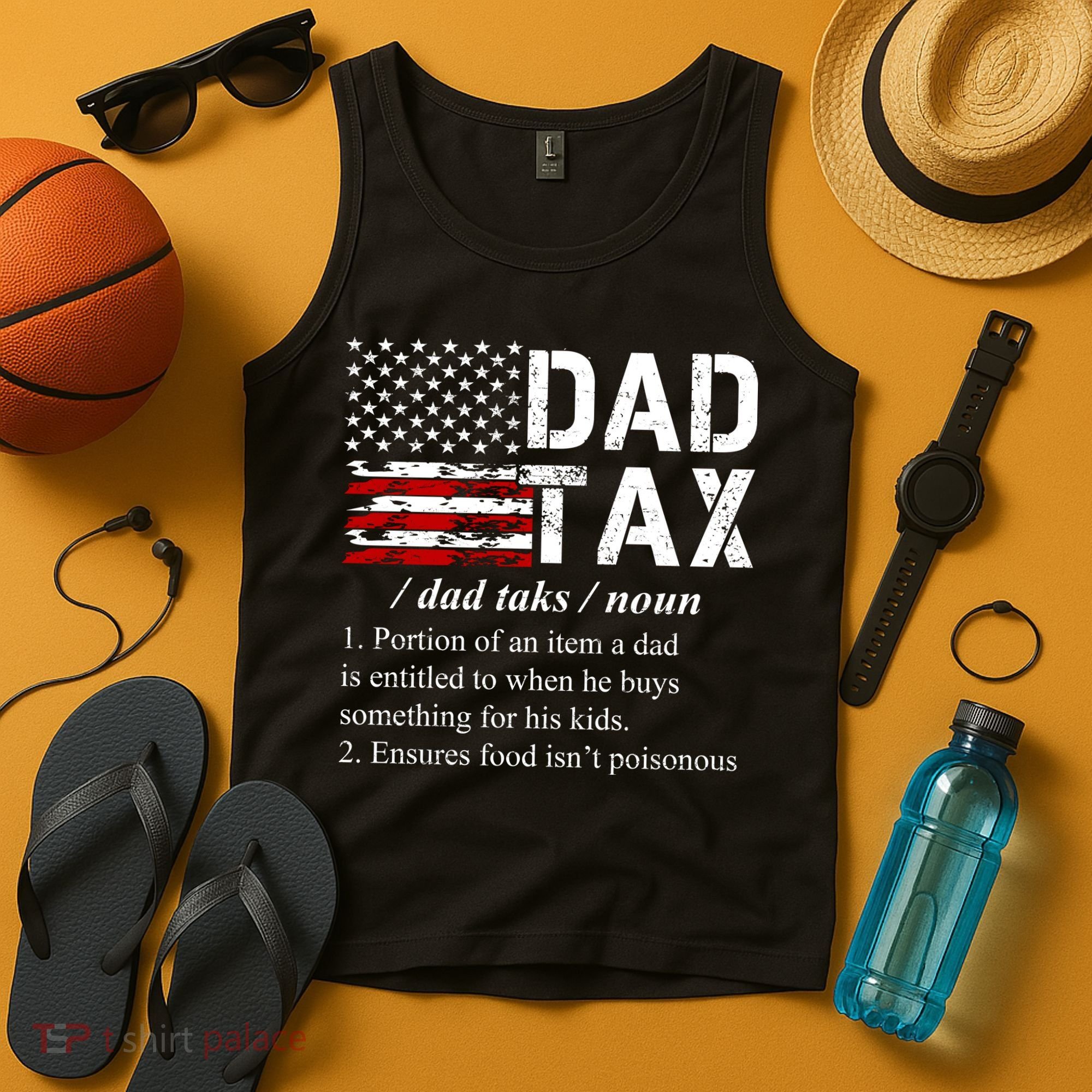Dad Tax Definition Funny Fathers Day Tank Top