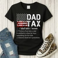 Dad Tax Definition Funny Fathers Day Women's T-Shirt thumb 3