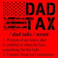 Dad Tax Definition Funny Fathers Day Santa Hat thumb 1