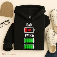 Dad Of Twins Hoodie thumb 4