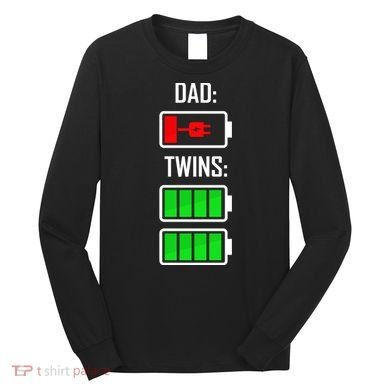 Dad Of Twins Long Sleeve Shirt