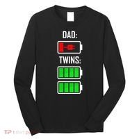Dad Of Twins Long Sleeve Shirt thumb 0