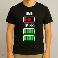 Dad Of Twins T-Shirt thumb 3