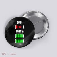 Dad Of Twins Button thumb 0