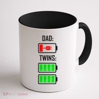 Dad Of Twins Coffee Mug thumb 1