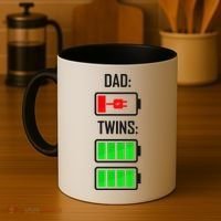 Dad Of Twins Coffee Mug thumb 4