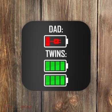 Dad Of Twins Coaster