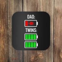 Dad Of Twins Coaster thumb 0