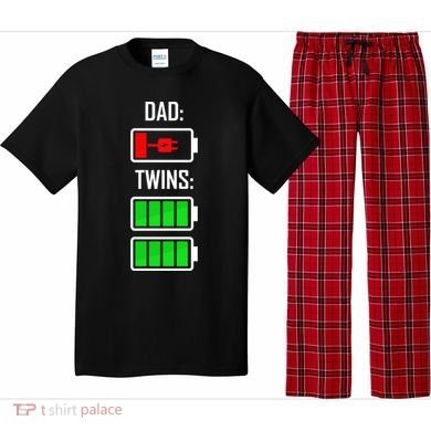 Dad Of Twins Pajama Set