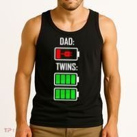 Dad Of Twins Tank Top thumb 3