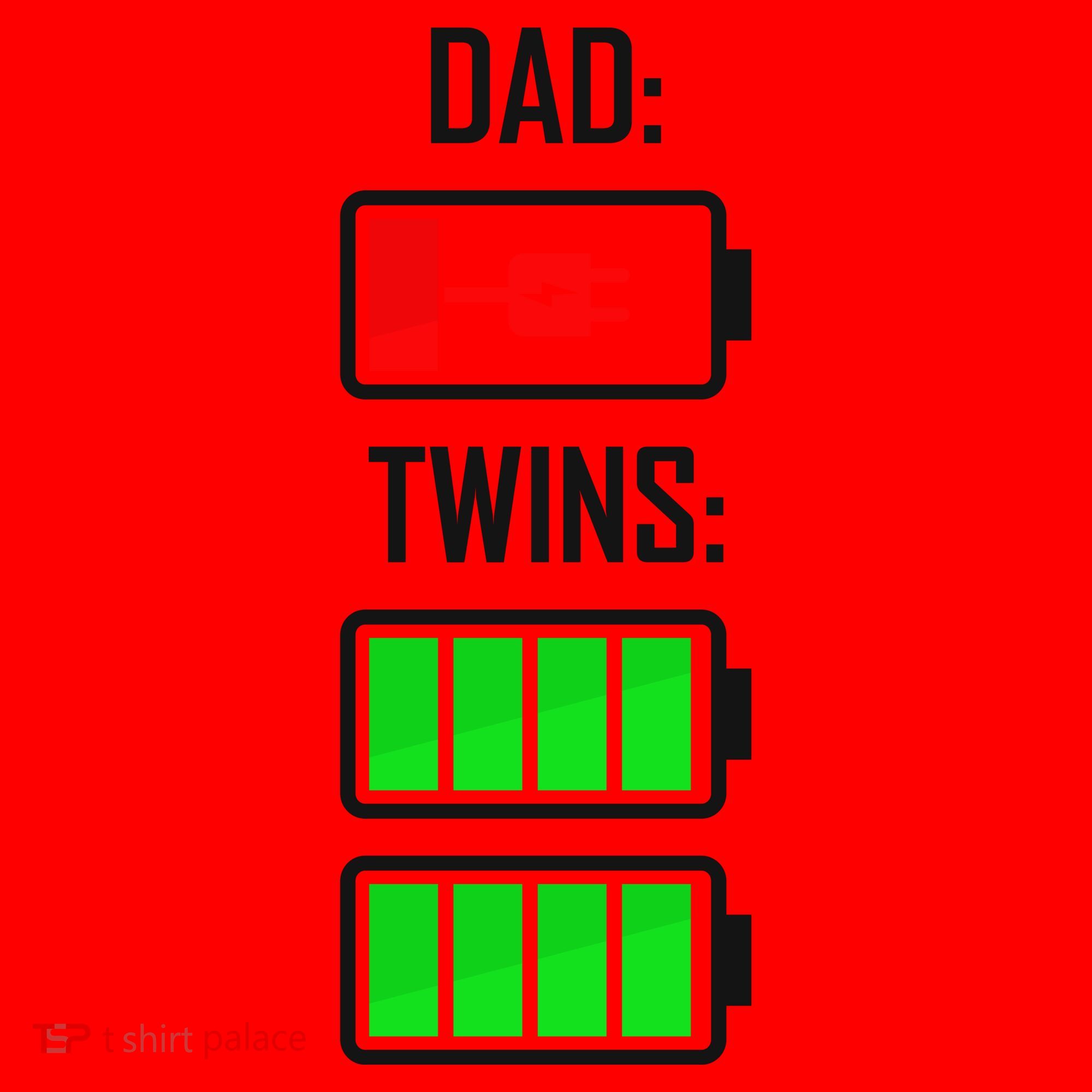 Dad Of Twins Santa Hat