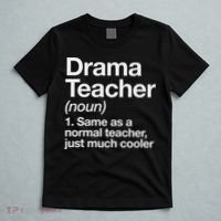 Drama Teacher Definition Funny Back To School Acting Theatre T-Shirt thumb 5