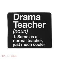 Drama Teacher Definition Funny Back To School Acting Theatre Mousepad thumb 0