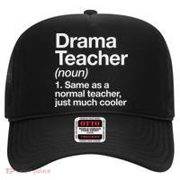 Drama Teacher Definition Funny Back To School Acting Theatre Hat thumb 0
