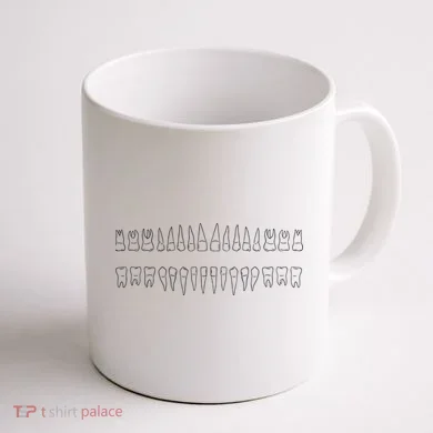 Dentist Teeth Coffee Mug back