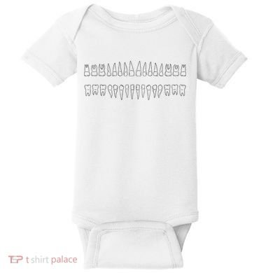 Dentist Teeth Baby Bodysuit
