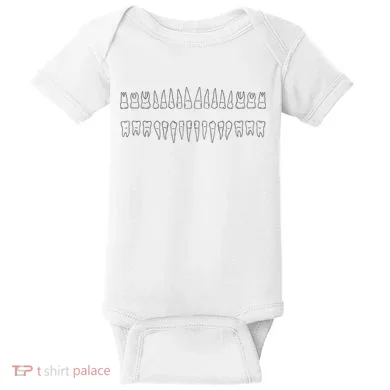 Dentist Teeth Baby Bodysuit