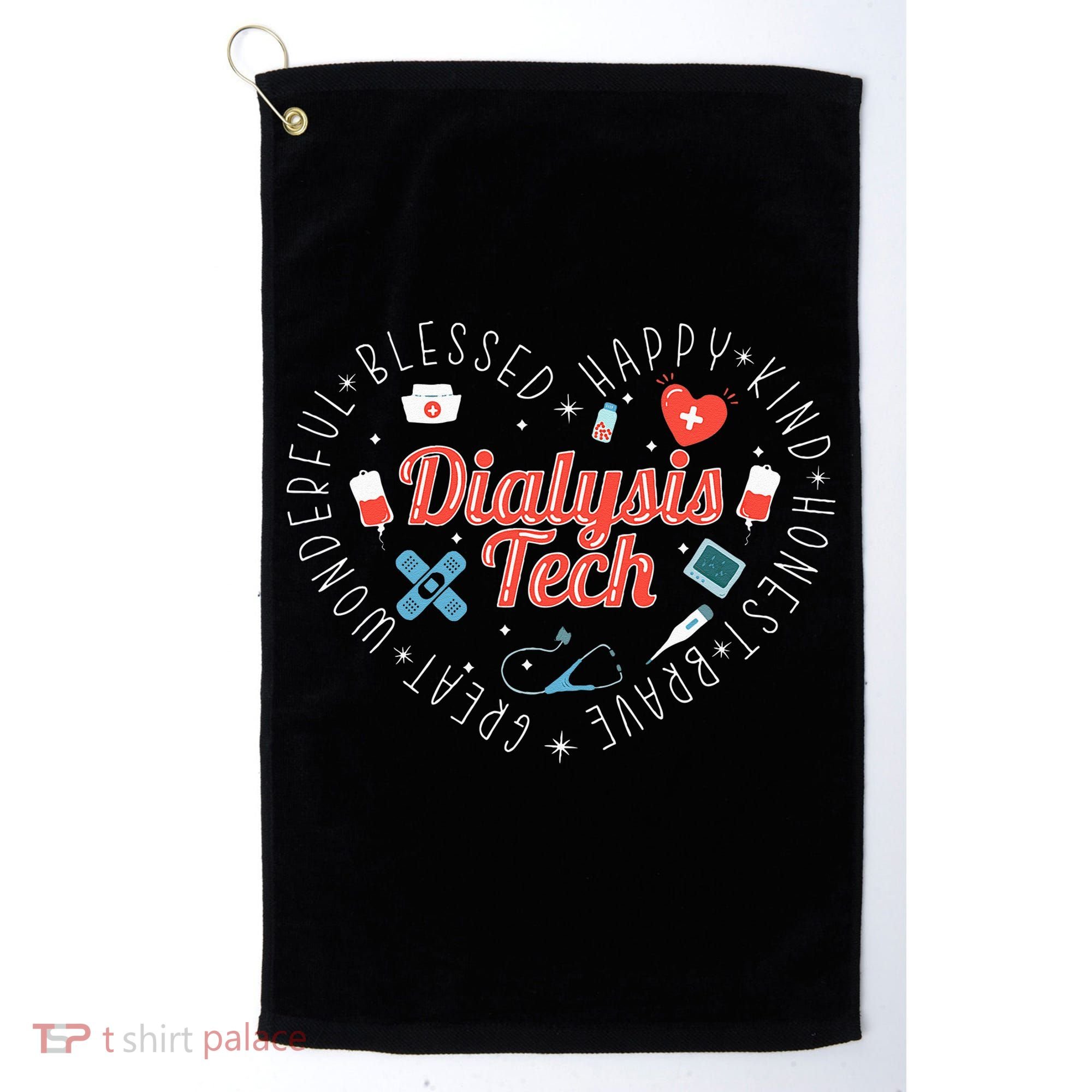 Dialysis Tech Dialysis Technician Golf Towel