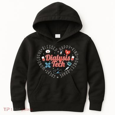 Dialysis Tech Dialysis Technician Kids Hoodie