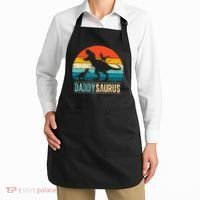 Daddysaurus T-Rex Dad Dinosaur Daddy Saurus Fathers Day Apron thumb 2