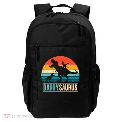 Daddysaurus T-Rex Dad Dinosaur Daddy Saurus Fathers Day Backpack