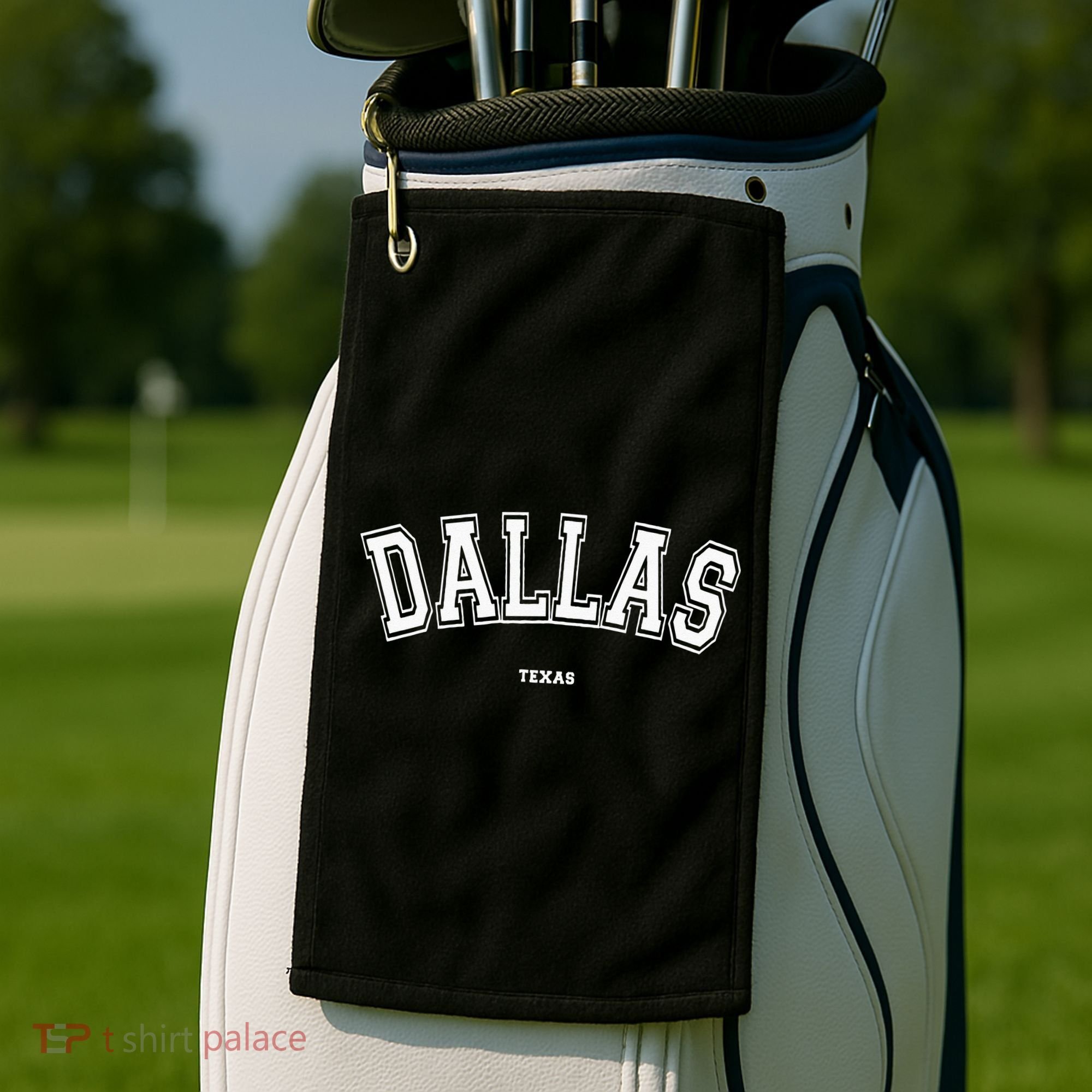 Dallas Texas Golf Towel