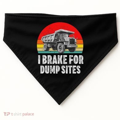 Dump Truck Driver Operator Dumping Truck Trailer USA-Made Doggie Bandana