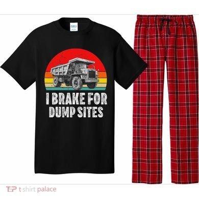 Dump Truck Driver Operator Dumping Truck Trailer Pajama Set