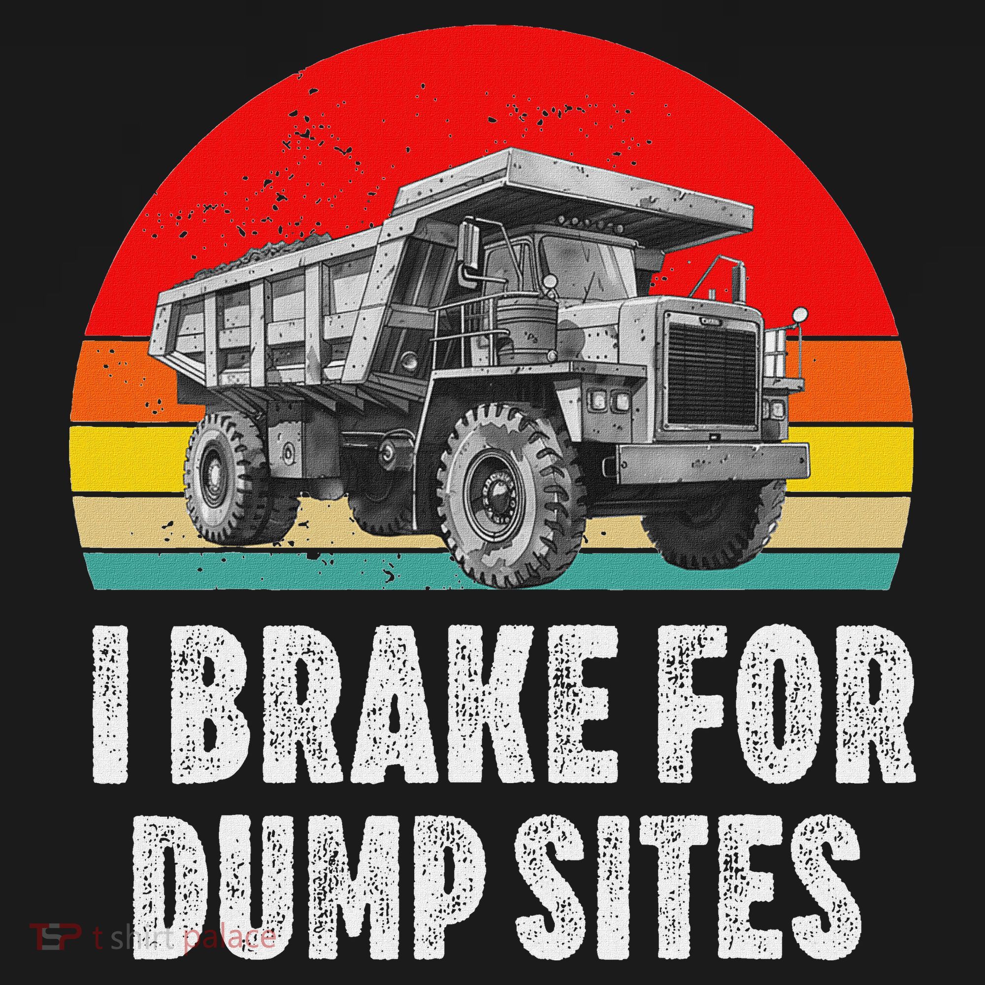 Dump Truck Driver Operator Dumping Truck Trailer Pajama Set