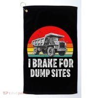 Dump Truck Driver Operator Dumping Truck Trailer Golf Towel thumb 0