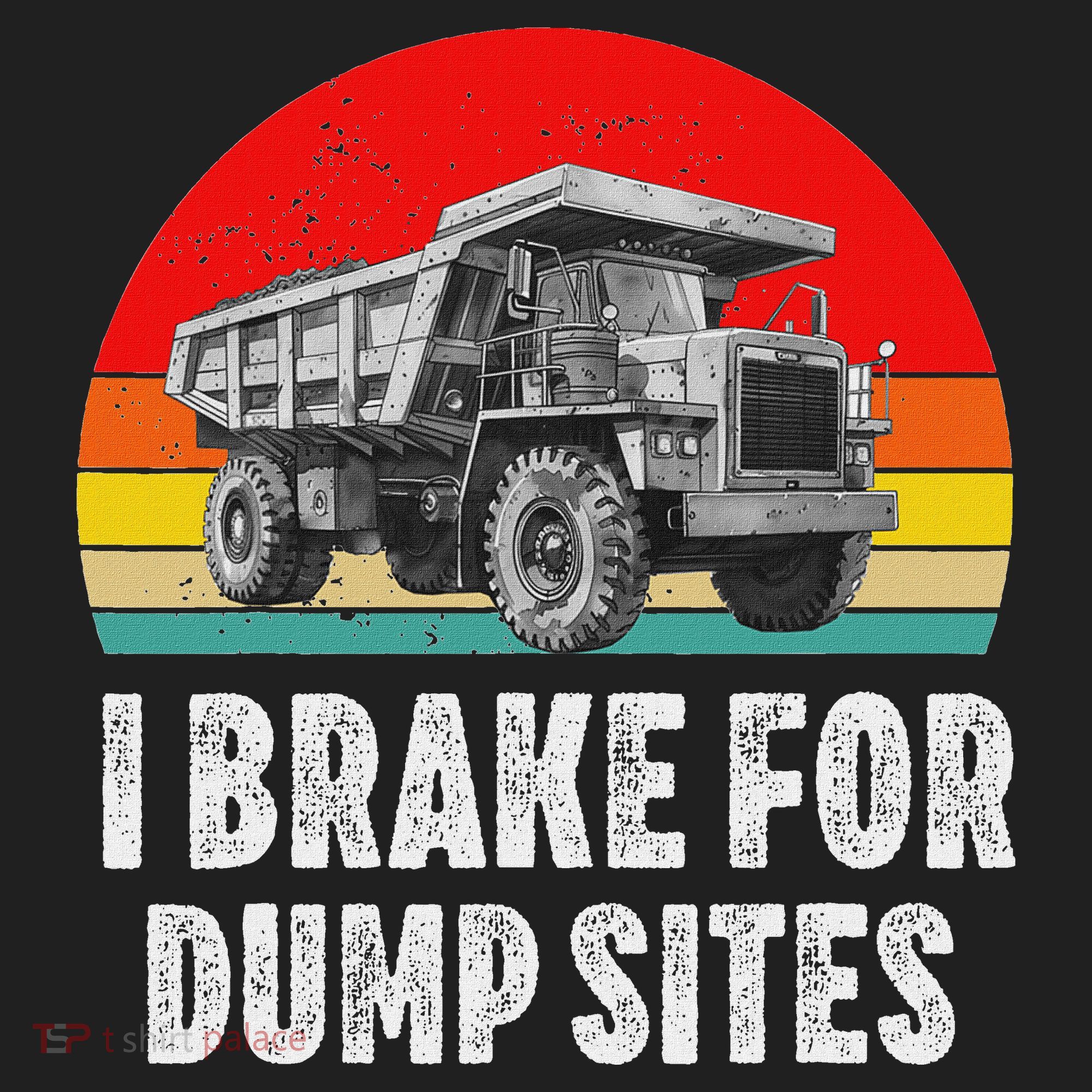 Dump Truck Driver Operator Dumping Truck Trailer Golf Towel